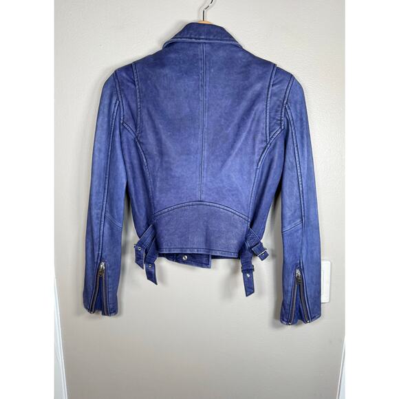 IRO Ashville Lambskin Leather Jacket $1200 size 36/4 US - Picture 6 of 12